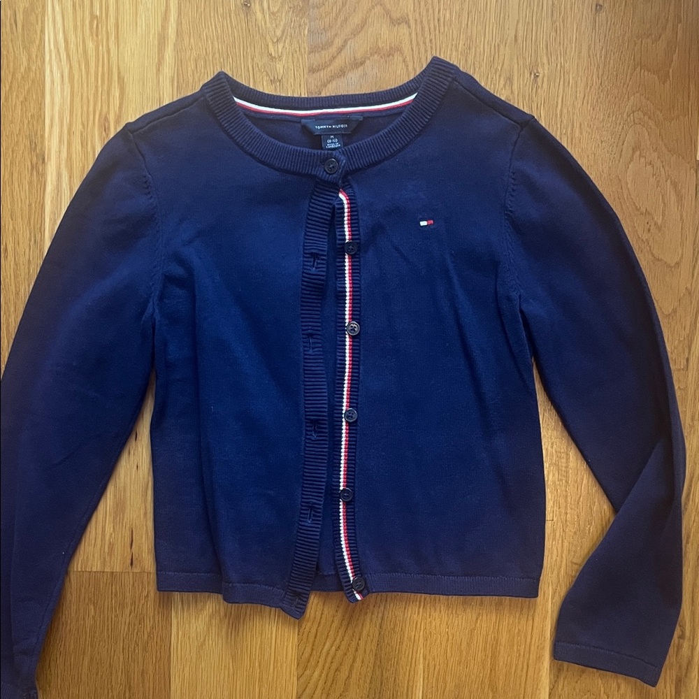 Tommy Hilfiger Dark Blue Button-Up Cardigan